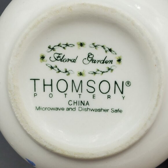 Thomson Pottery Floral Garden Mugs Daffodils Geraniums Flower Mugs - Picture 8 of 8